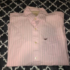 Vintage Pink Pinstripe Button Down